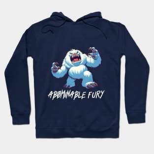 Abominable Fury - Angry Monster Snowman Hoodie
